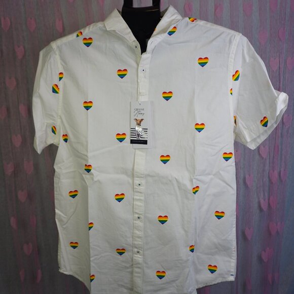 Denim & Flower Ricky Singh Button Heart Shirt - Picture 7 of 13